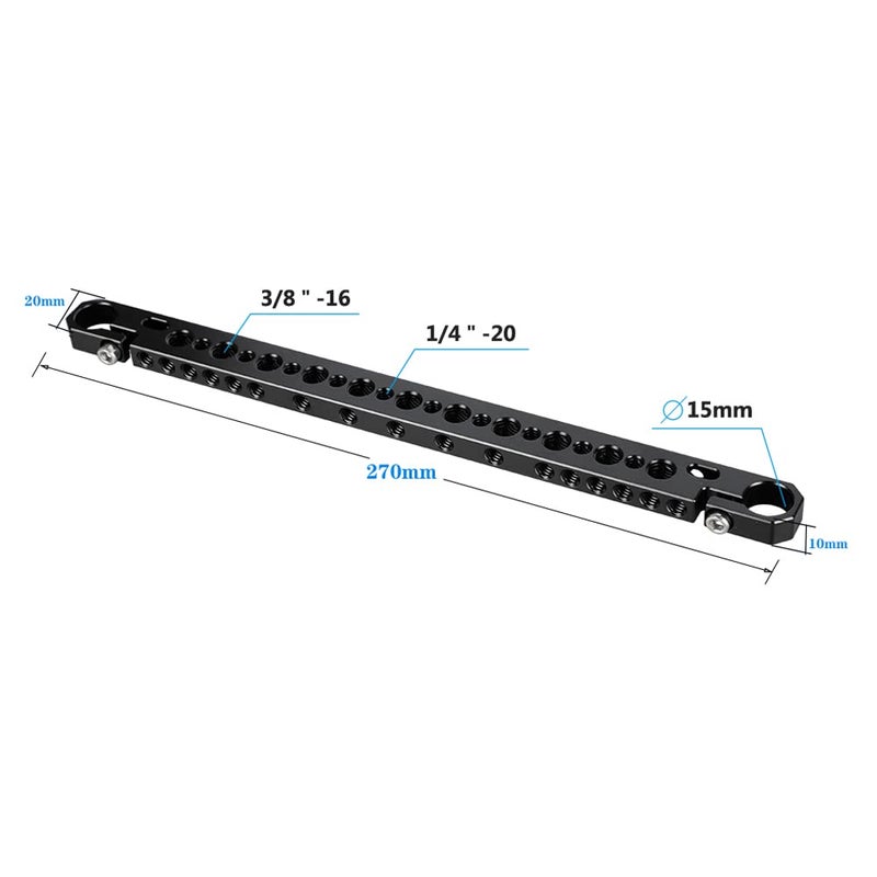 CAMVATE Aluminum 15mm Rod Adapter for Camera & Monitor Cage Rig - 2142 - Image 2